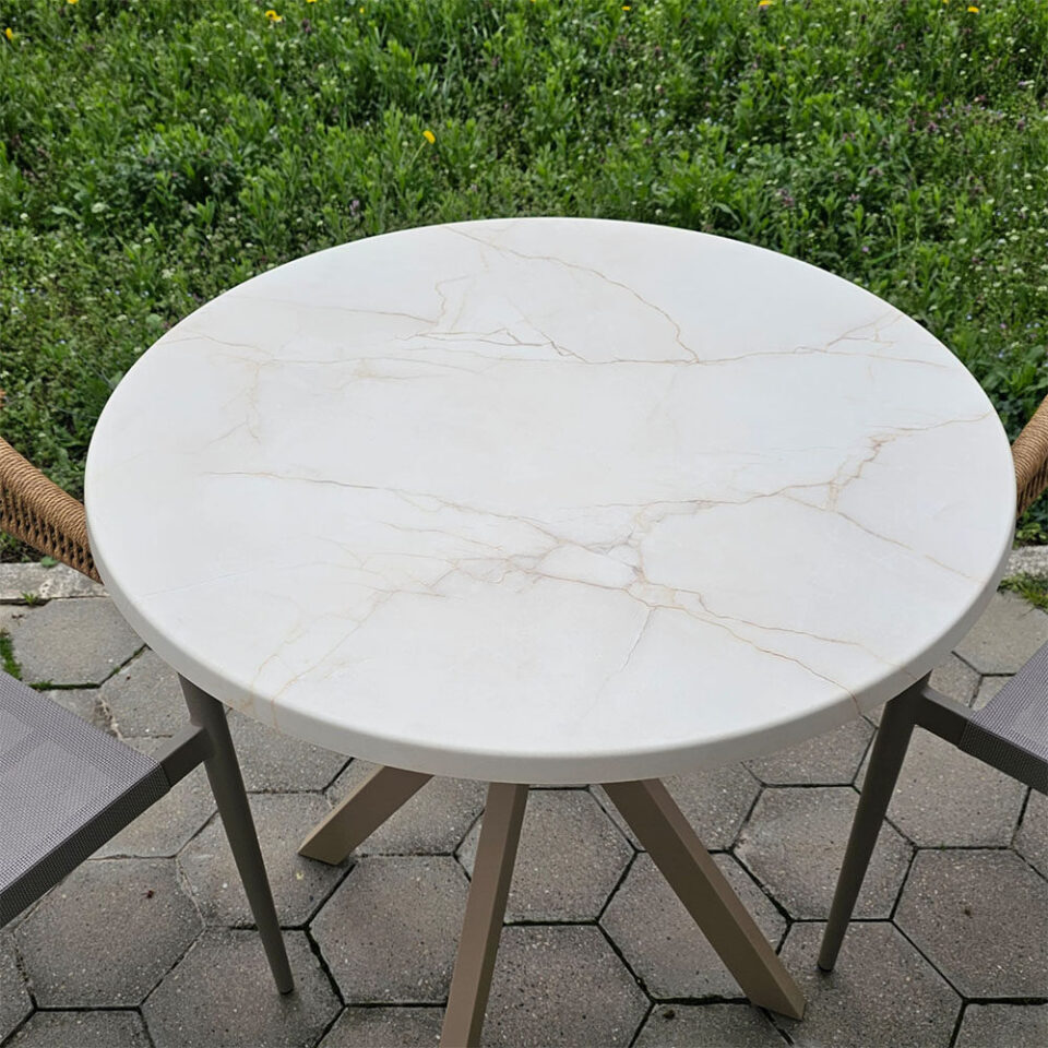 Golden marble
